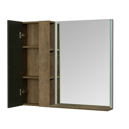 Шкаф подвесной Aquaton Терра 35 1A247103TEKA0 коричневый