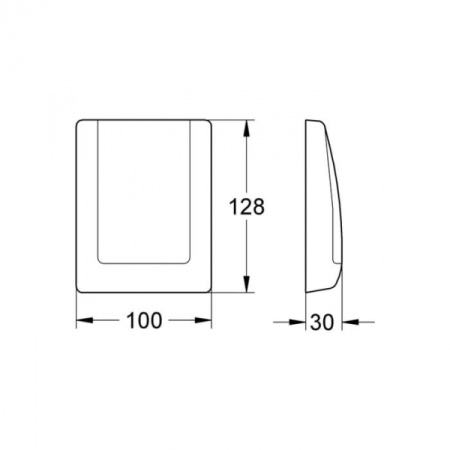 Накладная панель/декоративная крышка GROHE 43048SH0