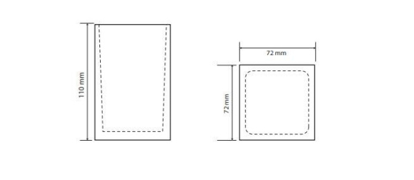 Стакан для зубных щеток Bemeta Vista 120111026-100 черный
