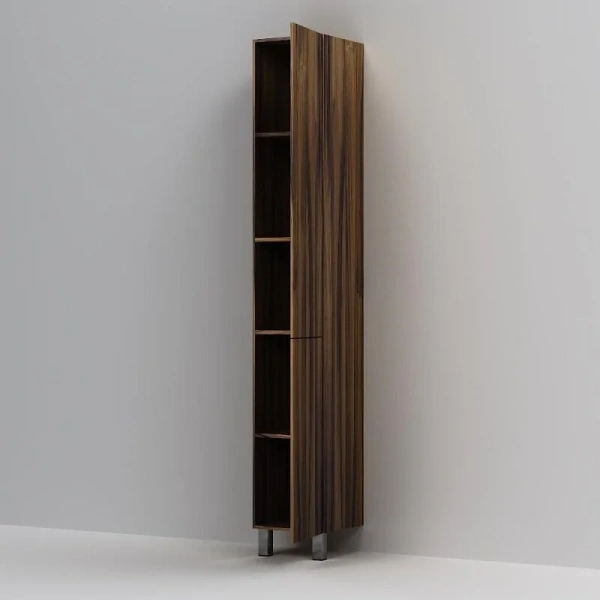 Пенал напольный 30 см Am.Pm Gem M90CSR0306HF, орех, правый