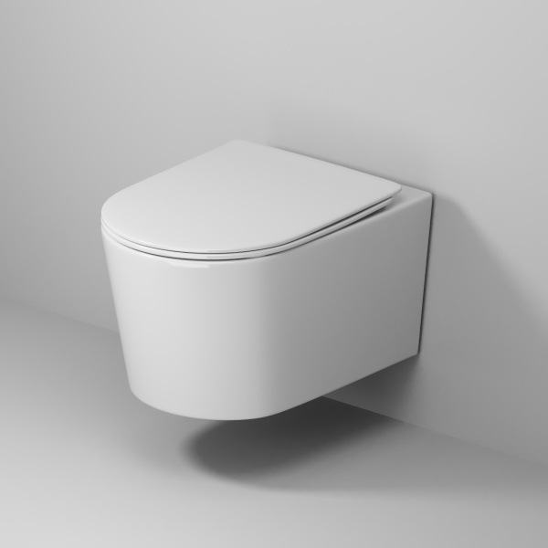 Унитаз подвесной безободковый Grossman  GR-4499SQ с сиденьем микролифт