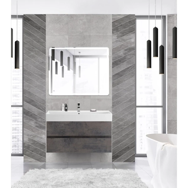 Тумба под раковину Cezares MOLVENO 46-100-2C-SO-OSS Ossido