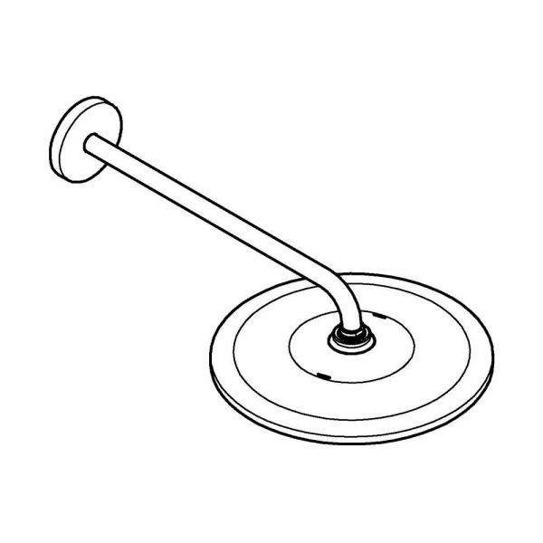 Верхний душ с душевым кронштейном GROHE Rainshower Mono 310 22121KF0