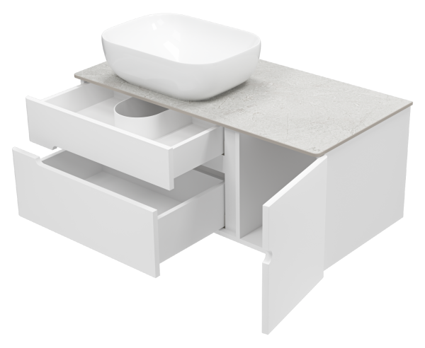 Тумба под раковину Misty Роял 100 П-Роя-01100-011П2Я