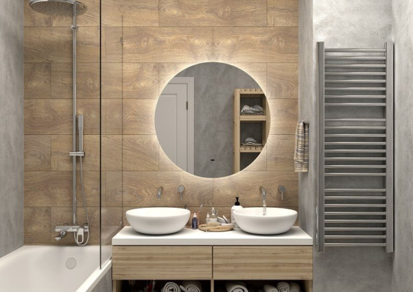 Зеркало с подсветкой Art&Max Sanremo AM-San-800-DS-F