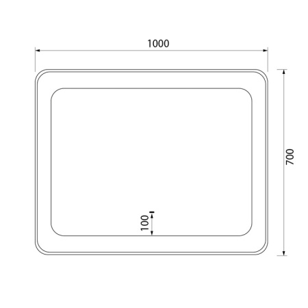 Зеркало IDDIS с подсветкой Esper 100 см (ESP1000i98)
