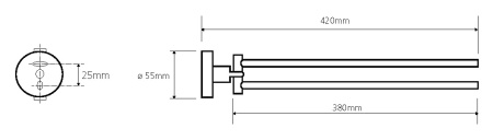 Полотенцедержатель двойной поворотный Bemeta Omega 104204191