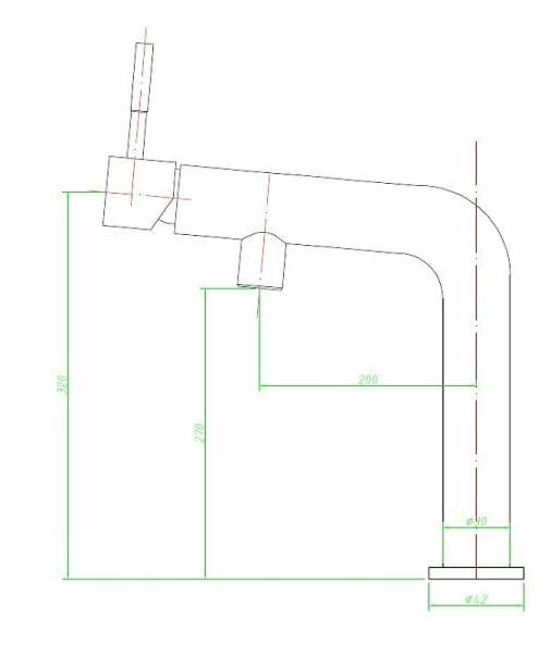 Смеситель для кухни ESKO K6 K6