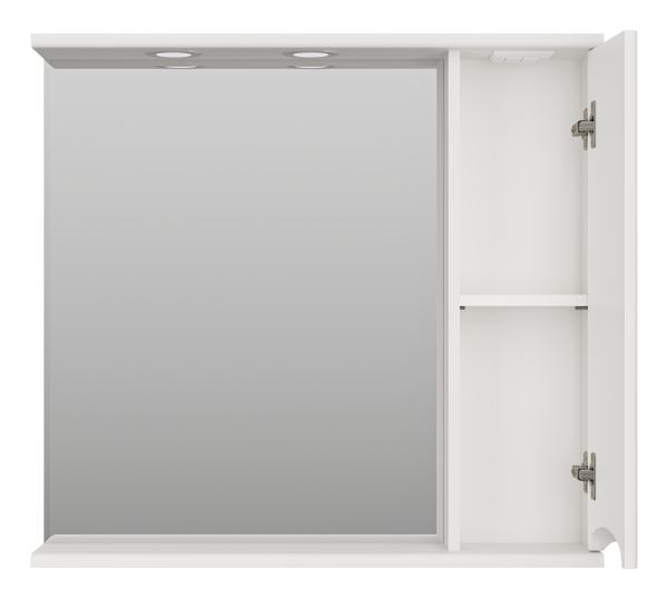 Зеркало-шкаф (80х75) Misty Атлантик 80 правый П-Атл-4080-010П