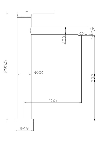 Смеситель для раковины BelBagno ETNA ETN-LMC-IN