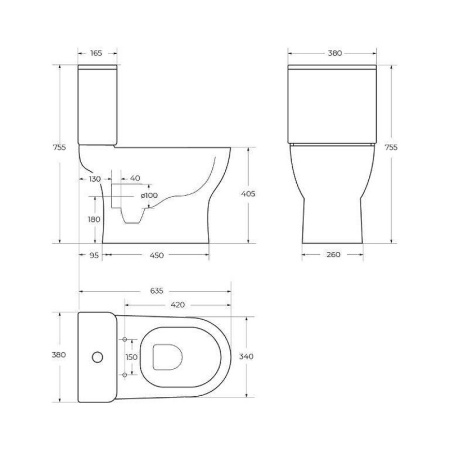 Унитаз компакт BelBagno Steam BB130CPR/SC/BB130T