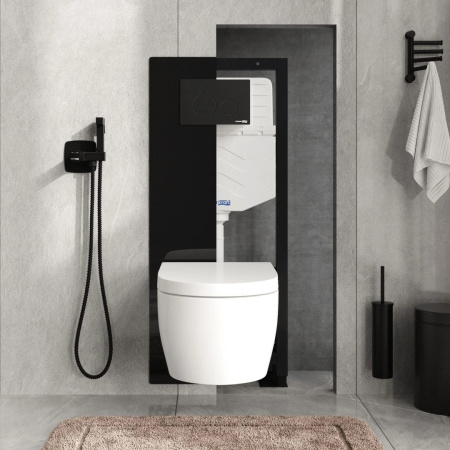 Инсталляция для унитаза WasserKraft Glan 66 66TLT.010.ME.BL.MB02