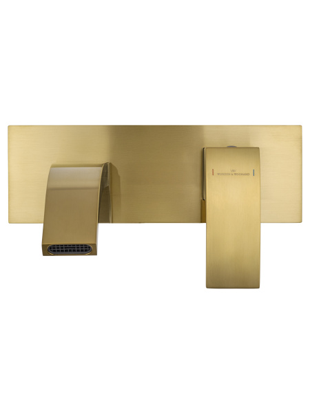 Смеситель для раковины встраиваемый WONZON & WOGHAND FIT, брашированное золото WW-88869009- BG