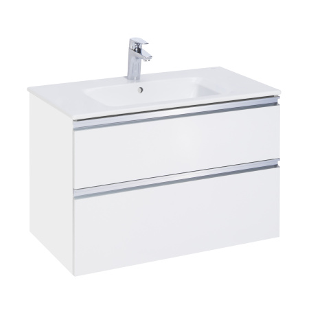 Тумба под раковину Roca The Gap 80 белый глянец 2 ящика A857399806