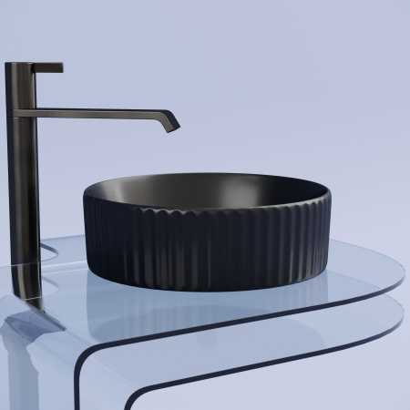 Раковина накладная (36х36) Ceramica Nova ELEMENT CN6057MB