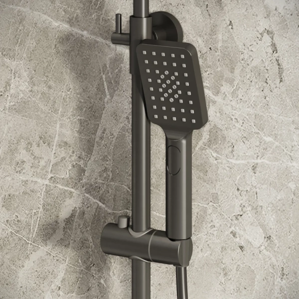 Душевая система Grossman Cosmo 500.K35.02.420 графит сатиновый Душевая система Grossman Cosmo 500.K35.02.420 графит сатиновый