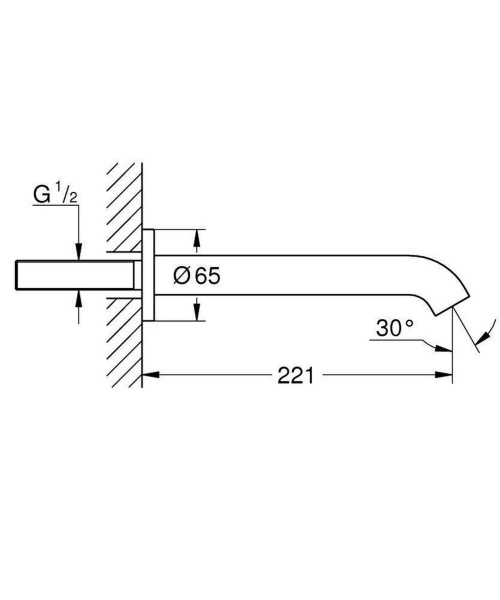 Излив для ванны Grohe Essence 13449GN1
