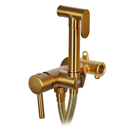 Гигиенический душ со смесителем Raiber Graceful RPG-009 золото