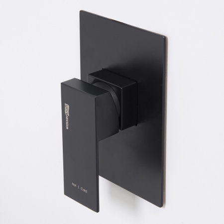 Душевая система WasserKRAFT A20219, черный матовый