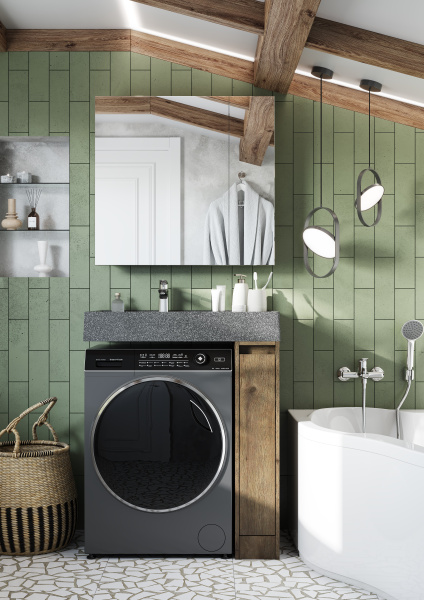 Раковина Aquaton Рейн 80 графит 1A72113KRW210