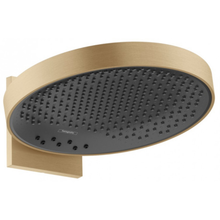 Верхний душ с кронштейном Hansgrohe Rainfinity 360 3jet 26234140 шлифованная бронза