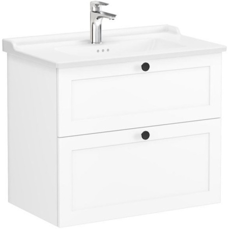 Тумба с раковиной Vitra Root Classic 80 см 68869, белый