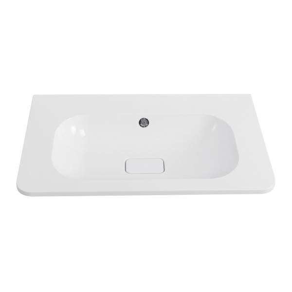 Раковина из искусственного камня (80х48) CEZARES CZR-800/480-LV-MR-NV-W0