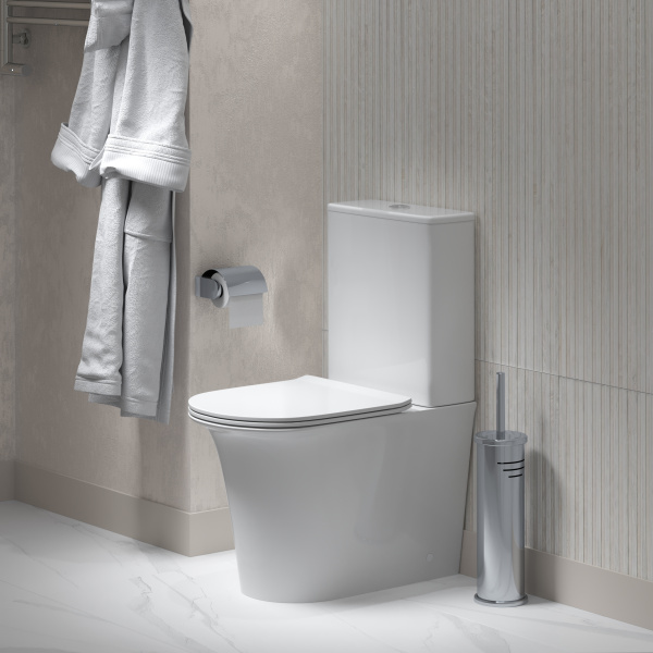 Унитаз напольный безободковый Grossman Galaxy GR-4469S с сиденьем микролифт