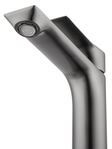 Смеситель для раковины высокий WONZON & WOGHAND BRILLIANT, темный графит WW-88019079-BGM