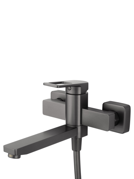 Смеситель для ванны с душем WONZON & WOGHAND FRAME, темный графит WW-88639010-BGM Смеситель для ванны с душем WONZON & WOGHAND FRAME, темный графит WW-88639010-BGM