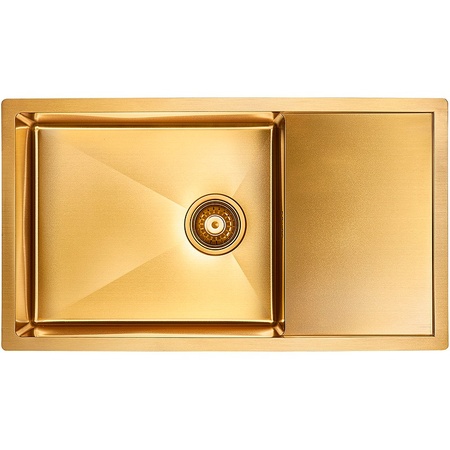 Кухонная мойка Paulmark  Wing PM217844-BG брашированное золото