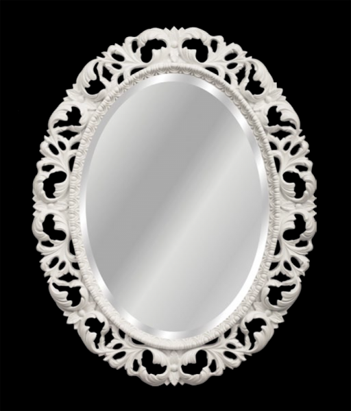 Зеркало (75х95) Misty Аврора O.1021.BA.ZA (белый) Л-Авр-07075-112ОБ