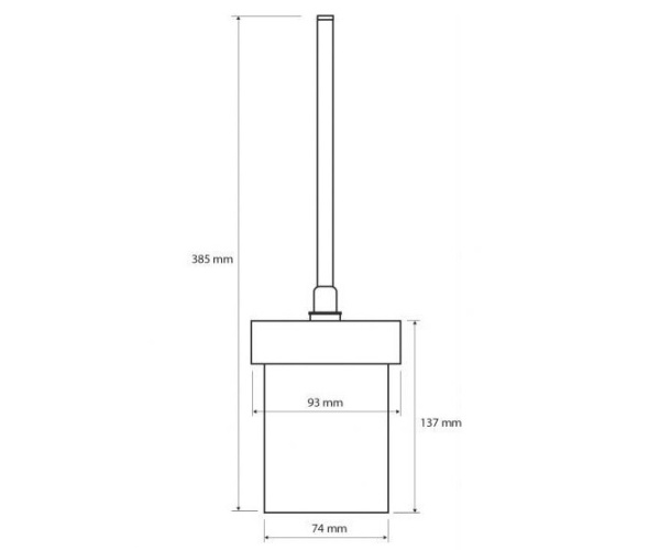 Ершик для туалета Bronze de Luxe 1760'S LOFT 10506