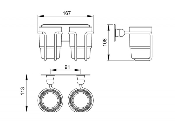 Стакан двойной Timo Nelson 160032/02