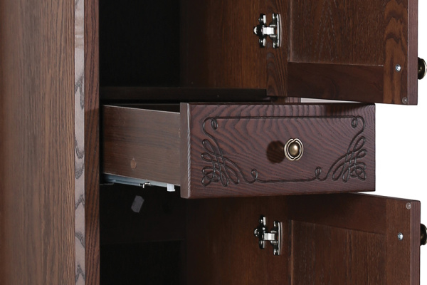 Пенал ASB-Woodline Салерно 40 9700 (коричневый)