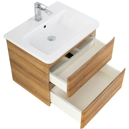 База под раковину BelBagno 60 ALBANO-CER-600-2C-SO-RR подвесная Rovere Rustico