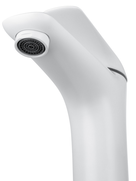 Смеситель для раковины WONZON & WOGHAND Elbe, белый матовый WW-A41222-MW