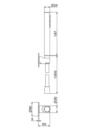 Душевой набор Kerama Marazzi Ole 857KM.01.093