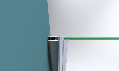 Душевая дверь (80х195) BelBagno KRAFT-B-12-60/20-C-Cr-L