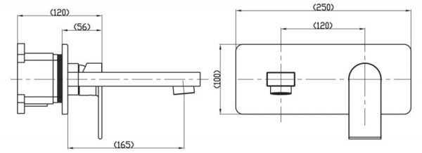 Смеситель для раковины BelBagno NOV NOV-BLVM-IN