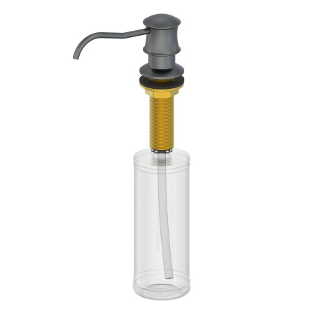 Дозатор мыла WONZON & WOGHAND, темный графит WW-88SD03-BGM