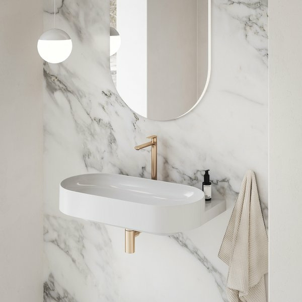 Смеситель для раковины Ravak Eleganta BeCool EL 015.61RGB X070423 розовое золото Смеситель для раковины Ravak Eleganta BeCool EL 015.61RGB X070423 розовое золото