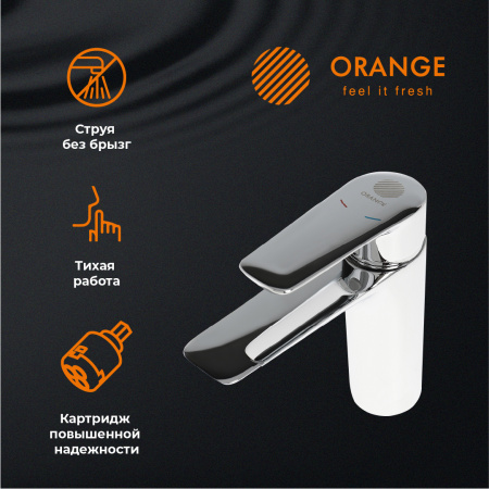 Смеситель для раковины однорычажный Orange Sofi 2.0 M46-021cr хром