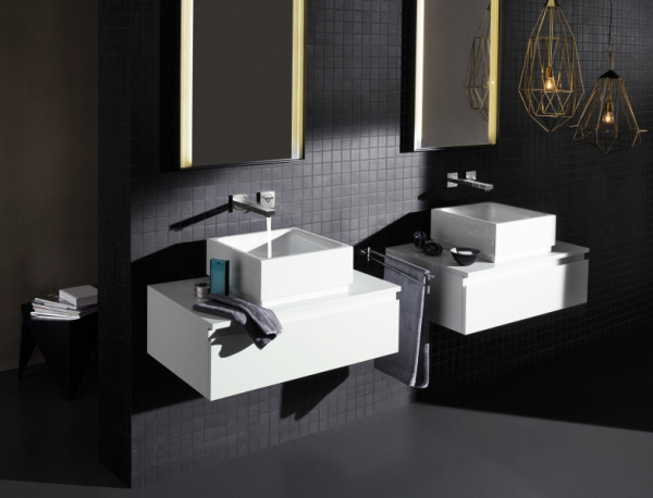 Смеситель для раковины на два отверстия Grohe Eurocube Joy 19998 000 (19998000) хром