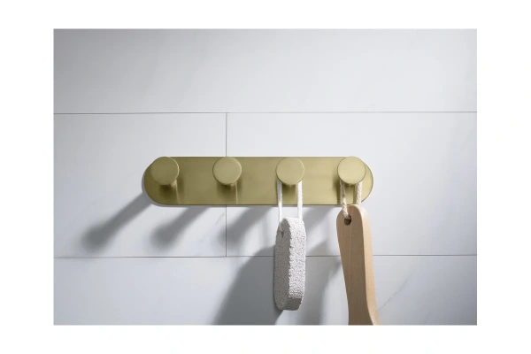 Вешалка-4 крючка Timo Saona 13015/17 золото матовое