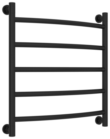 Полотенцесушитель Водяной Выгнутая Сунержа Галант + (60х60) Матовый Черный 31-0200-6060