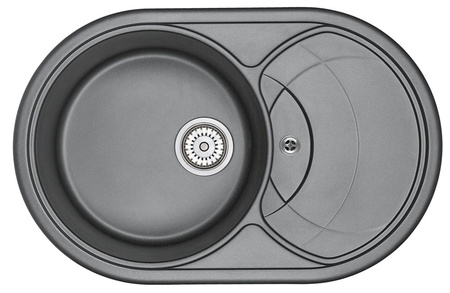 Кухонная мойка (77,5х49,5) EMAR EMQ-1775.C Оникс