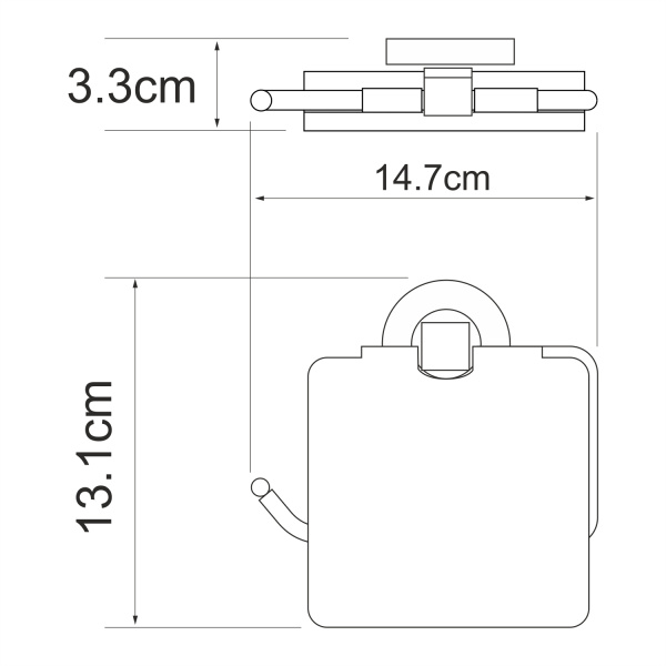 Держатель туалетной бумаги  WasserKRAFT Rhein K-6225