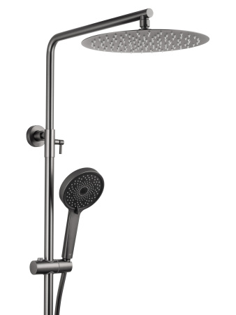 Душевая система с термостатом WONZON & WOGHAND STICK, темный графит WW-88739903-BGM