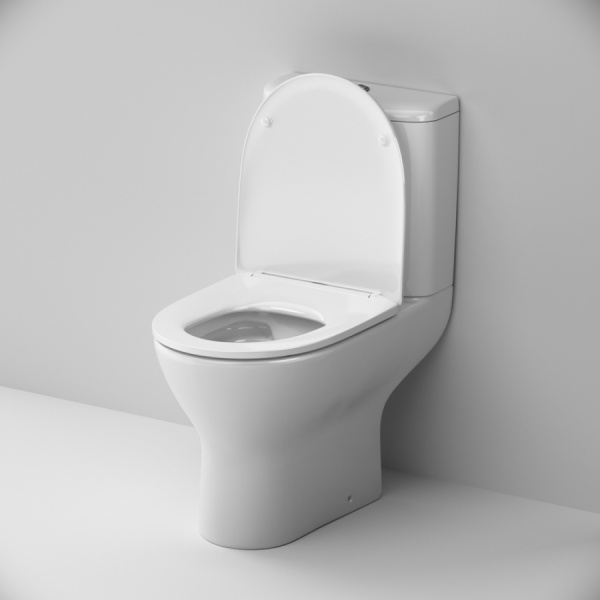 Унитаз-компакт без ободка с сиденьем микролифт Damixa Luna DX46C8600SC